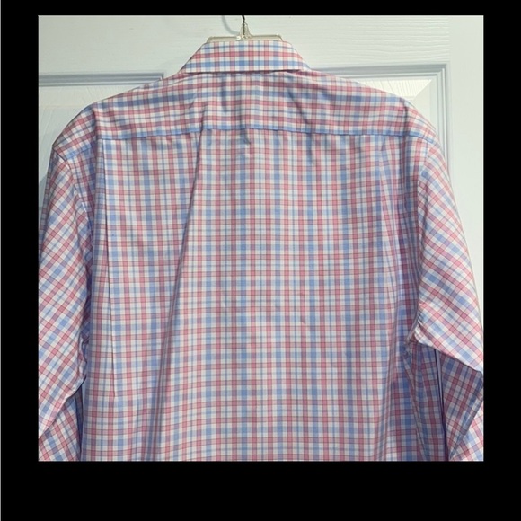 Neiman Marcus trim fit long sleeve button up shirt - Picture 8 of 8